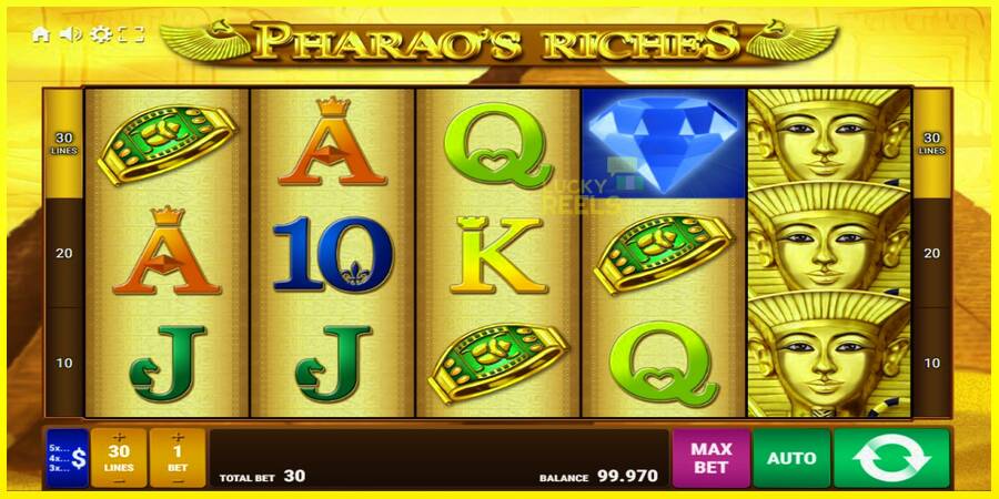 Pharaos Riches מכונת משחק לכסף, תְמוּנָה 1