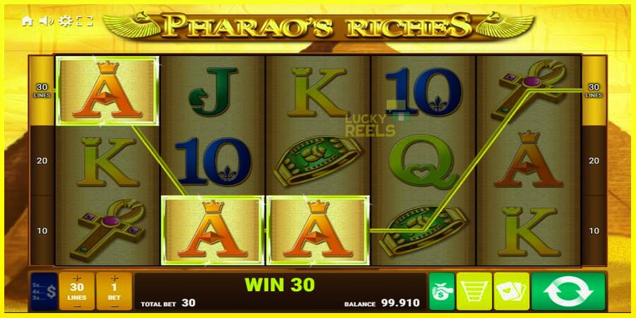 Pharaos Riches מכונת משחק לכסף, תְמוּנָה 2