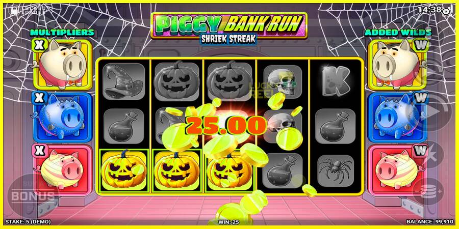 Piggy Bank Run - Shriek Streak מכונת משחק לכסף, תְמוּנָה 2