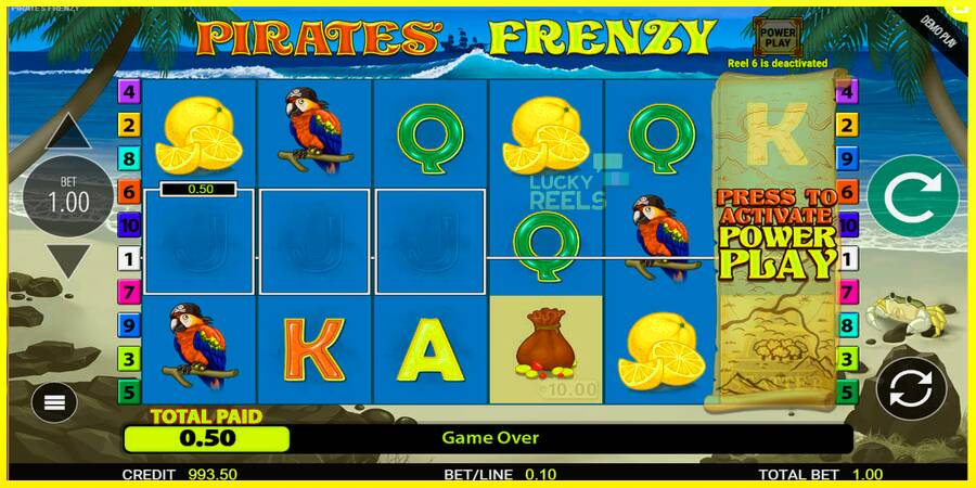 Pirates Frenzy מכונת משחק לכסף, תְמוּנָה 2