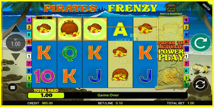 Pirates Frenzy מכונת משחק לכסף, תְמוּנָה 4