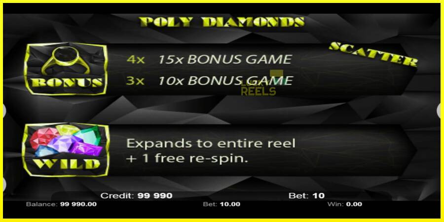 Poly Diamonds מכונת משחק לכסף, תְמוּנָה 5