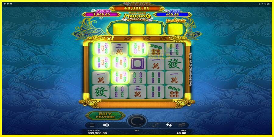 Pong Pong Mahjong Jackpots מכונת משחק לכסף, תְמוּנָה 2