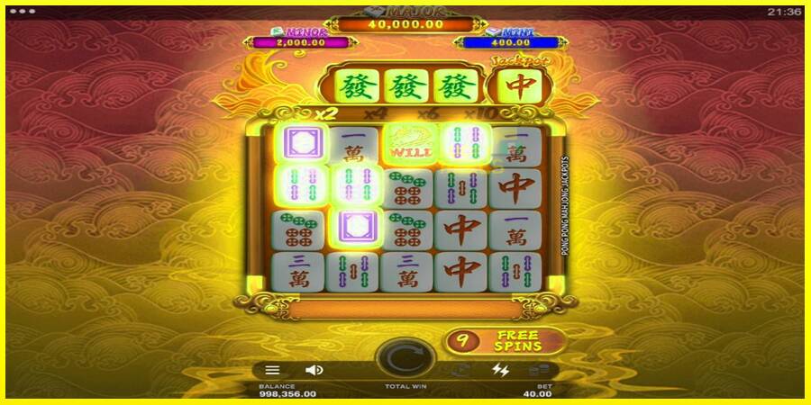 Pong Pong Mahjong Jackpots מכונת משחק לכסף, תְמוּנָה 5