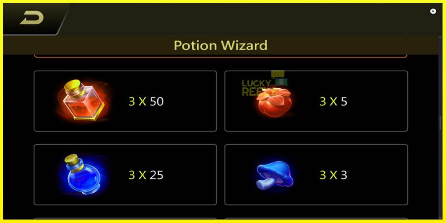 Potion Wizard מכונת משחק לכסף, תְמוּנָה 6