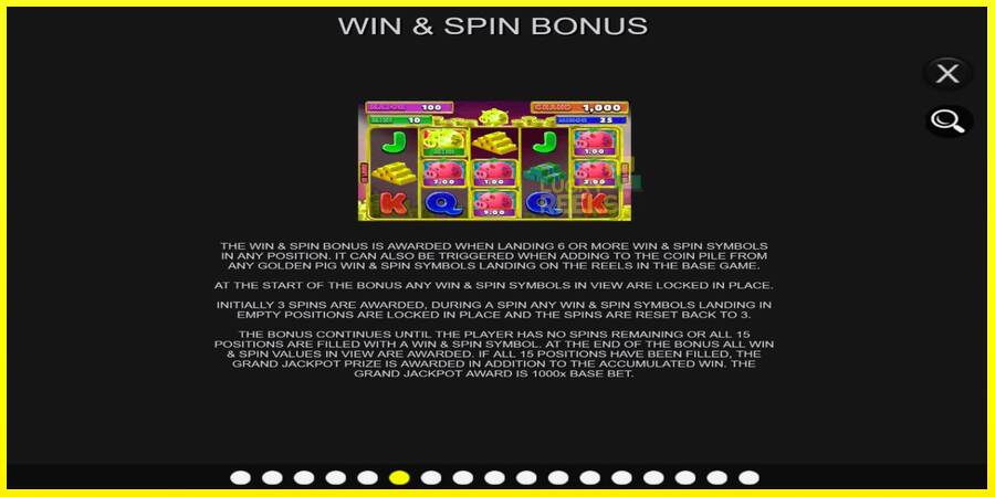 Prize Piggy Win & Spin מכונת משחק לכסף, תְמוּנָה 6