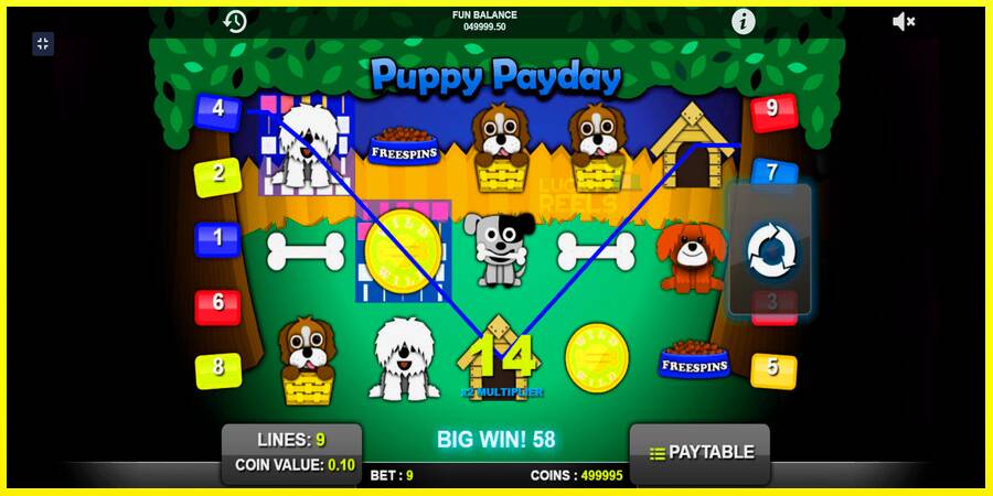 Puppy Payday מכונת משחק לכסף, תְמוּנָה 2