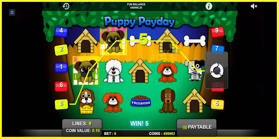 Puppy Payday מכונת משחק לכסף, תְמוּנָה 3