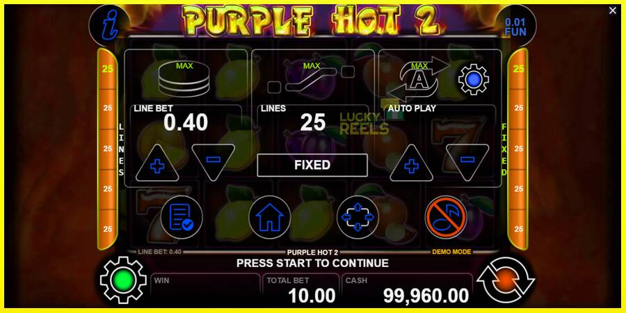 Purple Hot 2 מכונת משחק לכסף, תְמוּנָה 7