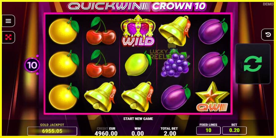 Quick Win Crown 10 מכונת משחק לכסף, תְמוּנָה 2