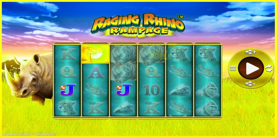 Raging Rhino Rampage מכונת משחק לכסף, תְמוּנָה 3