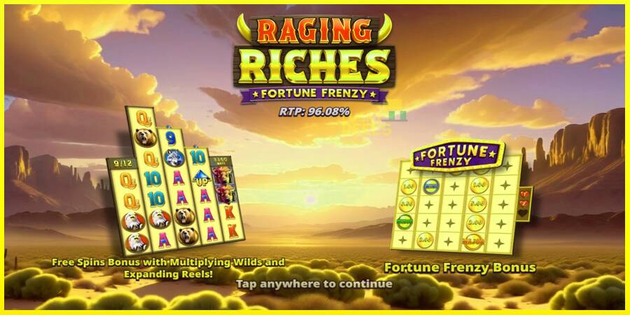 Raging Riches מכונת משחק לכסף, תְמוּנָה 1