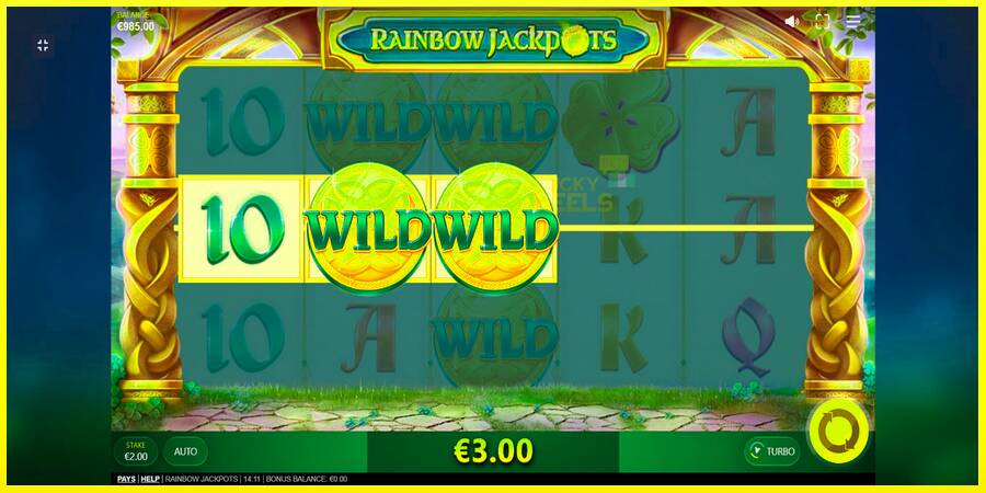 Rainbow Jackpots מכונת משחק לכסף, תְמוּנָה 3