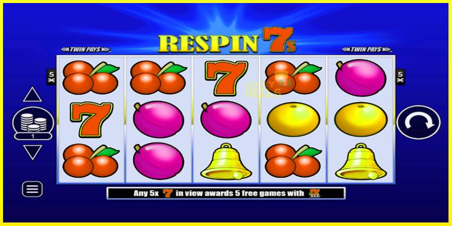 Respin 7s מכונת משחק לכסף, תְמוּנָה 1