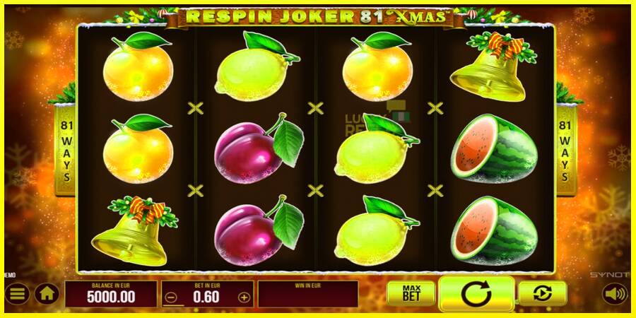 Respin Joker 81 Xmas מכונת משחק לכסף, תְמוּנָה 1