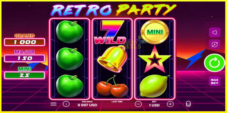 Retro Party מכונת משחק לכסף, תְמוּנָה 2