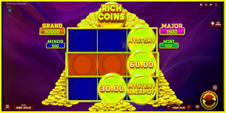 Rich Coins Hold and Spin מכונת משחק לכסף, תְמוּנָה 5