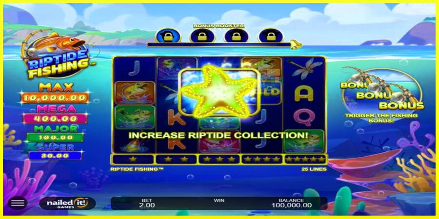 Riptide Fishing מכונת משחק לכסף, תְמוּנָה 2