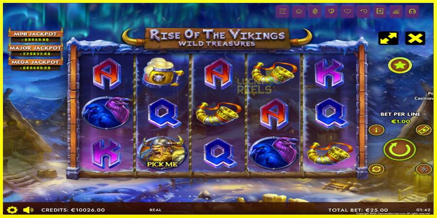 Rise of The Vikings - Wild Treasures מכונת משחק לכסף, תְמוּנָה 2