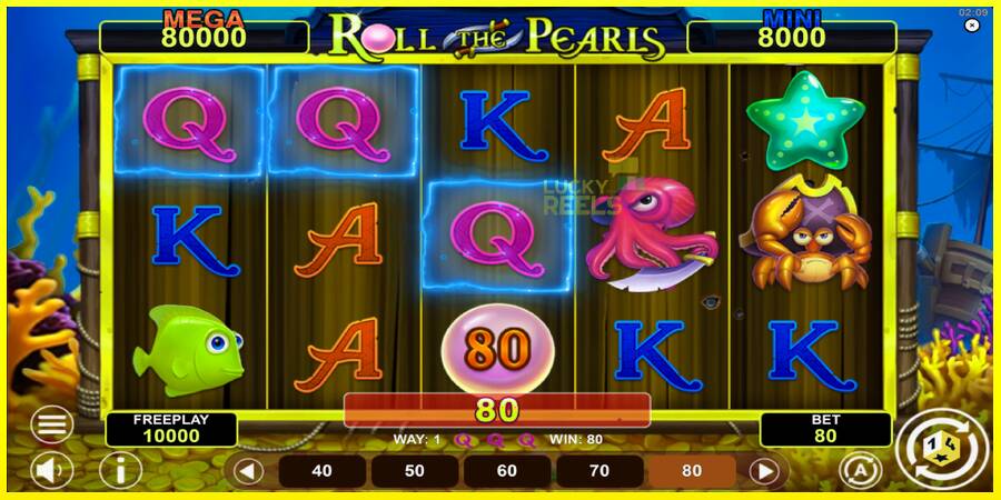 Roll The Pearls Hold & Win מכונת משחק לכסף, תְמוּנָה 3