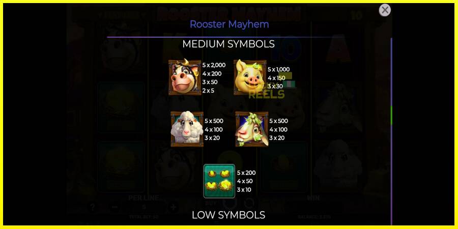 Rooster Mayhem מכונת משחק לכסף, תְמוּנָה 6