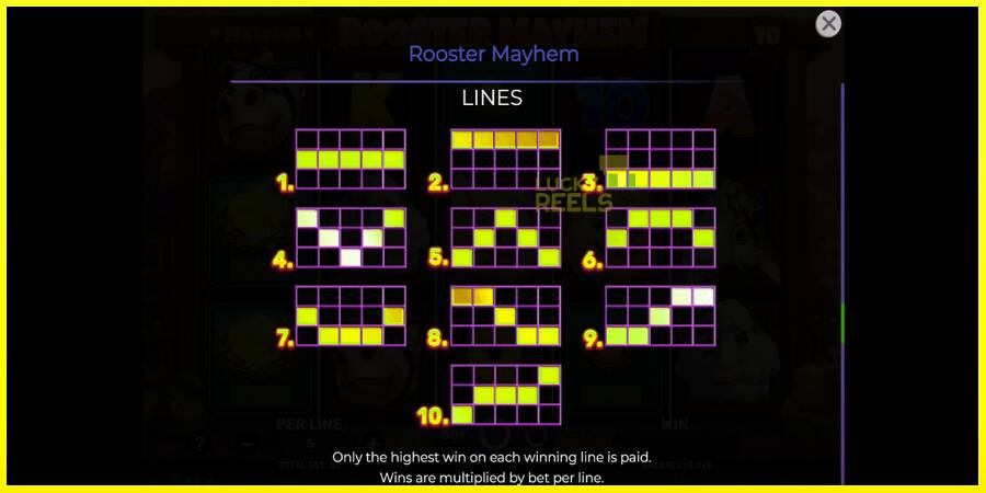 Rooster Mayhem מכונת משחק לכסף, תְמוּנָה 7