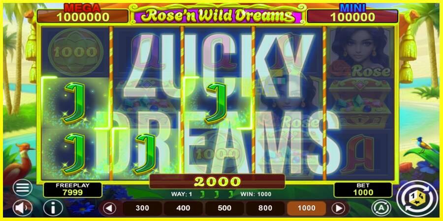 Rose’n Wild Dreams Hold & Win מכונת משחק לכסף, תְמוּנָה 3