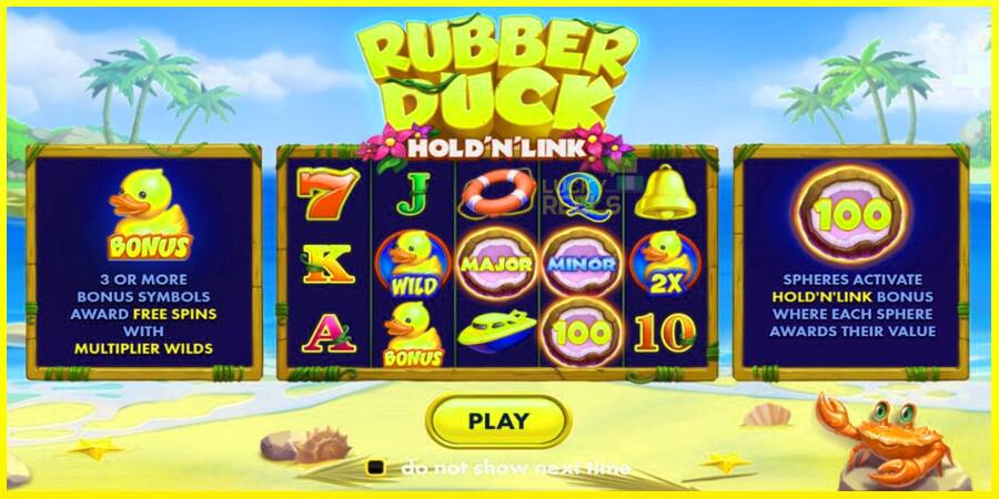 Rubber Duck Hold N Link מכונת משחק לכסף, תְמוּנָה 1