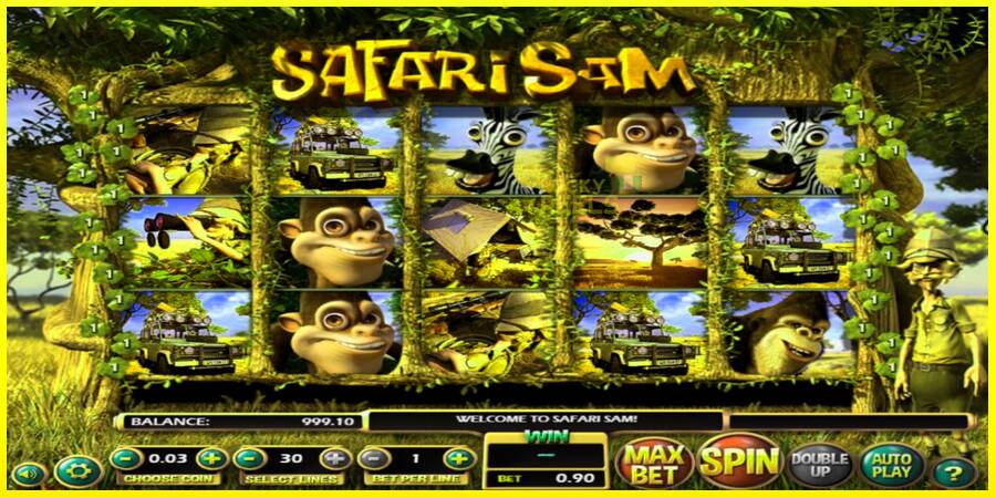 Safari Sam מכונת משחק לכסף, תְמוּנָה 2