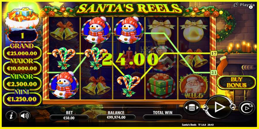 Santas Reels מכונת משחק לכסף, תְמוּנָה 3