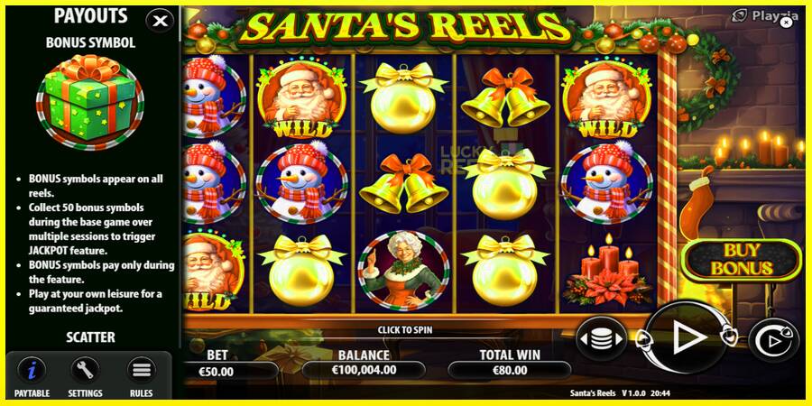 Santas Reels מכונת משחק לכסף, תְמוּנָה 5