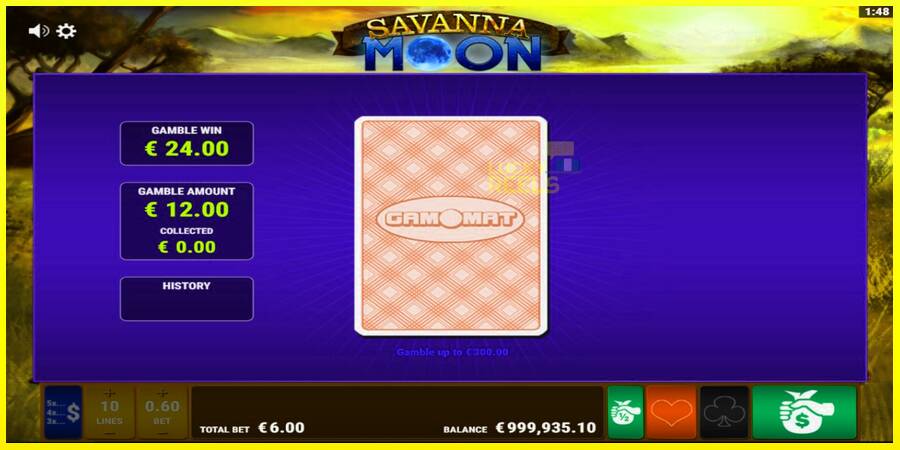 Savanna Moon מכונת משחק לכסף, תְמוּנָה 5