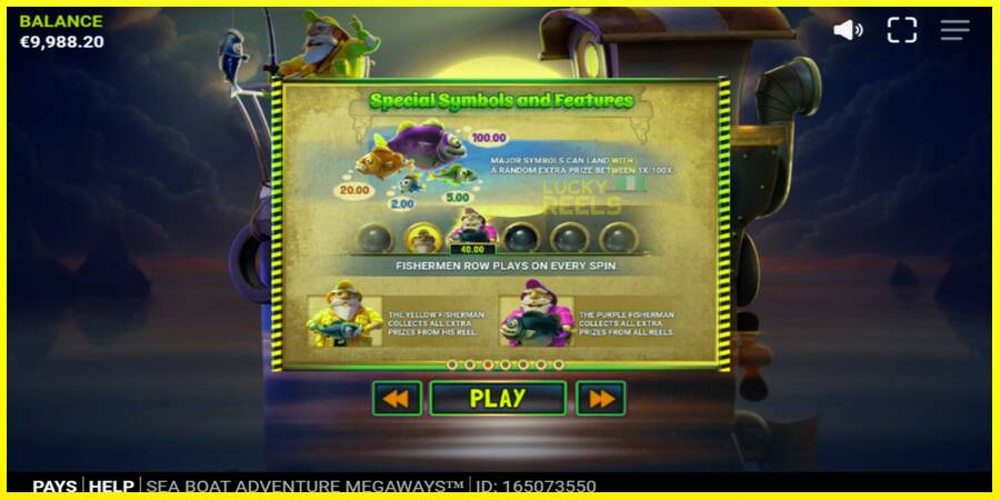 Sea Boat Adventure Megaways מכונת משחק לכסף, תְמוּנָה 4