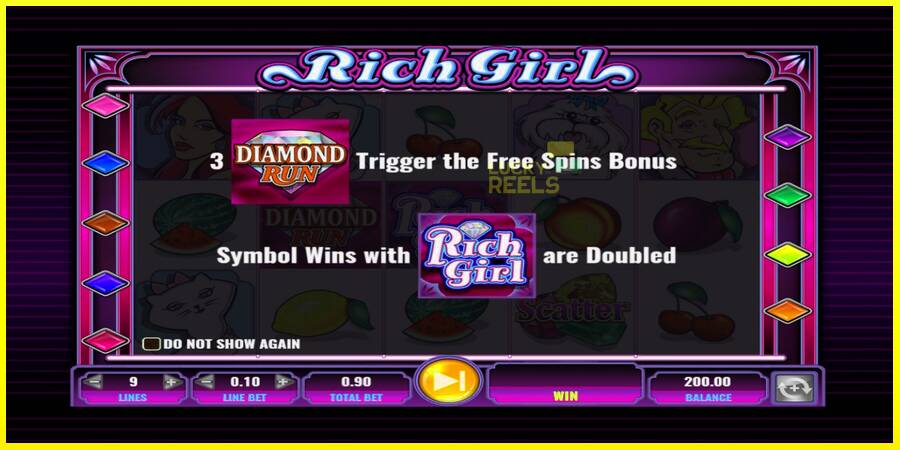 She’s a Rich Girl מכונת משחק לכסף, תְמוּנָה 1