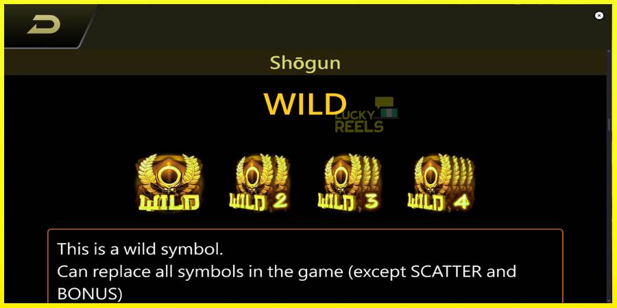 Shogun מכונת משחק לכסף, תְמוּנָה 6