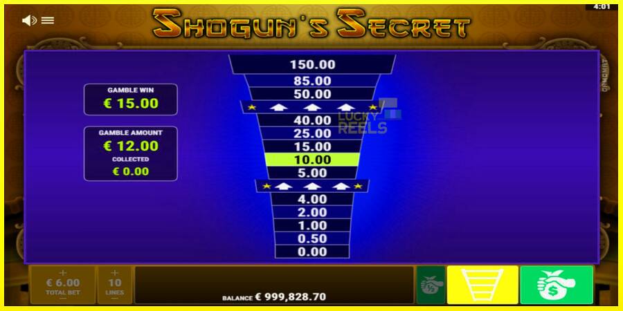 Shoguns Secret מכונת משחק לכסף, תְמוּנָה 3