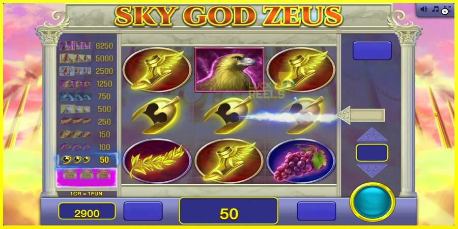 Sky God Zeus 3x3 מכונת משחק לכסף, תְמוּנָה 4