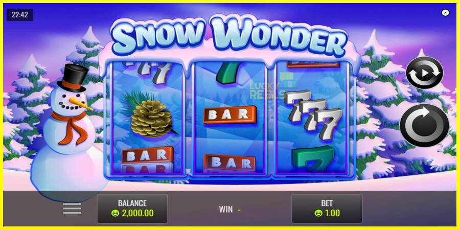 Snow Wonder מכונת משחק לכסף, תְמוּנָה 1