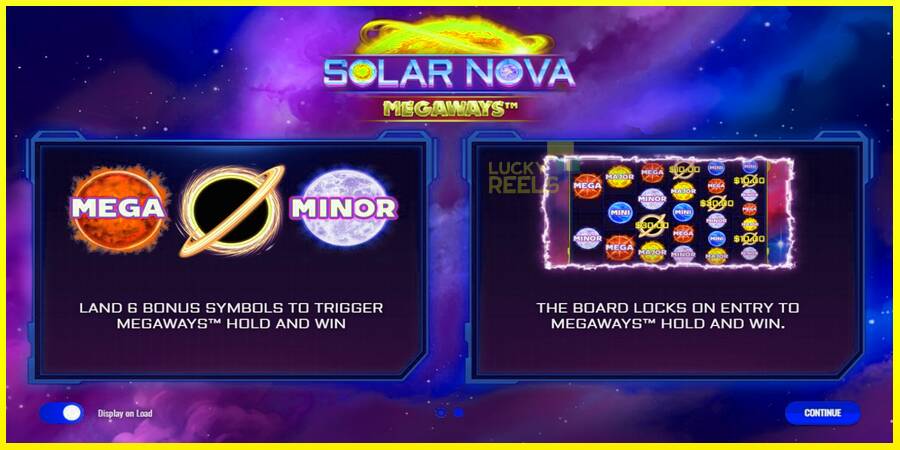 Solar Nova Megaways מכונת משחק לכסף, תְמוּנָה 1