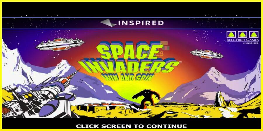 Space Invaders Win and Spin מכונת משחק לכסף, תְמוּנָה 1