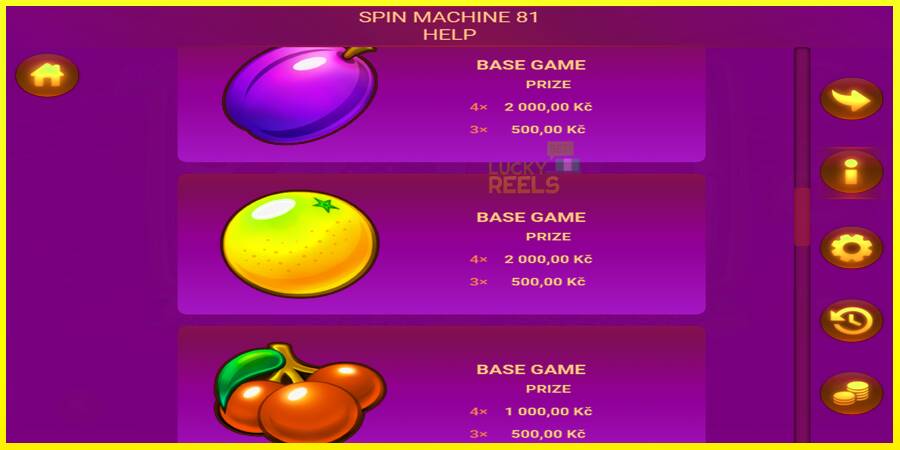 Spin Machine 81 מכונת משחק לכסף, תְמוּנָה 5