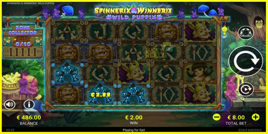 Spinnerix & Winnerix: Wild Puppix מכונת משחק לכסף, תְמוּנָה 3