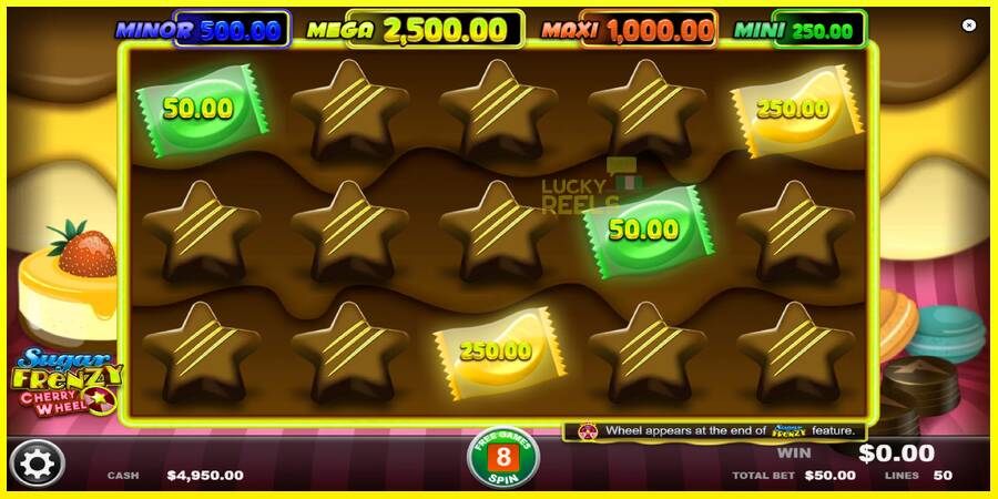 Sugar Frenzy Cherry Wheel מכונת משחק לכסף, תְמוּנָה 3