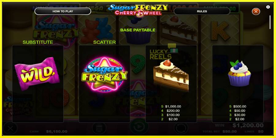 Sugar Frenzy Cherry Wheel מכונת משחק לכסף, תְמוּנָה 6