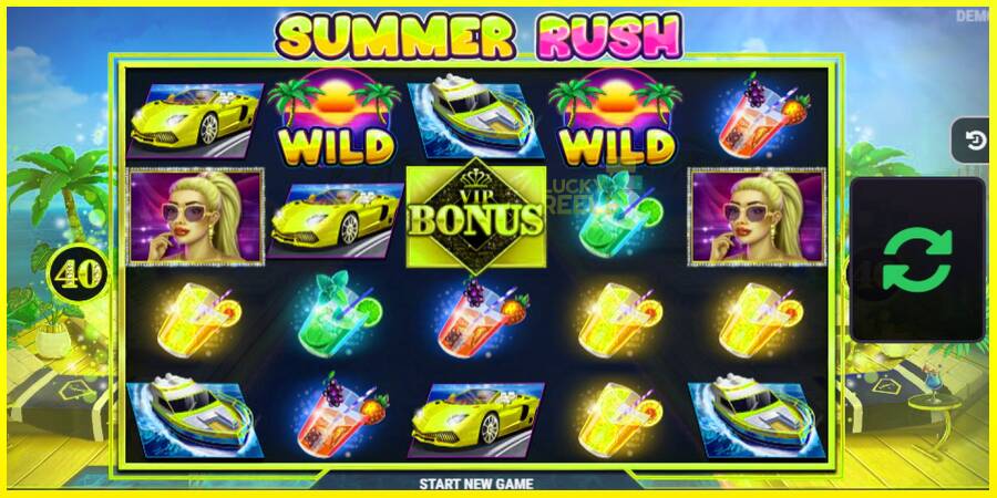 Summer Rush מכונת משחק לכסף, תְמוּנָה 1