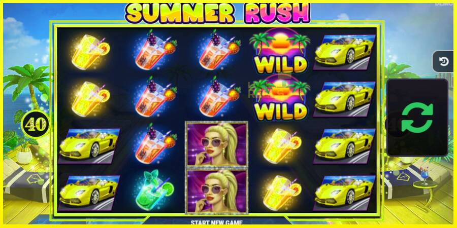 Summer Rush מכונת משחק לכסף, תְמוּנָה 3