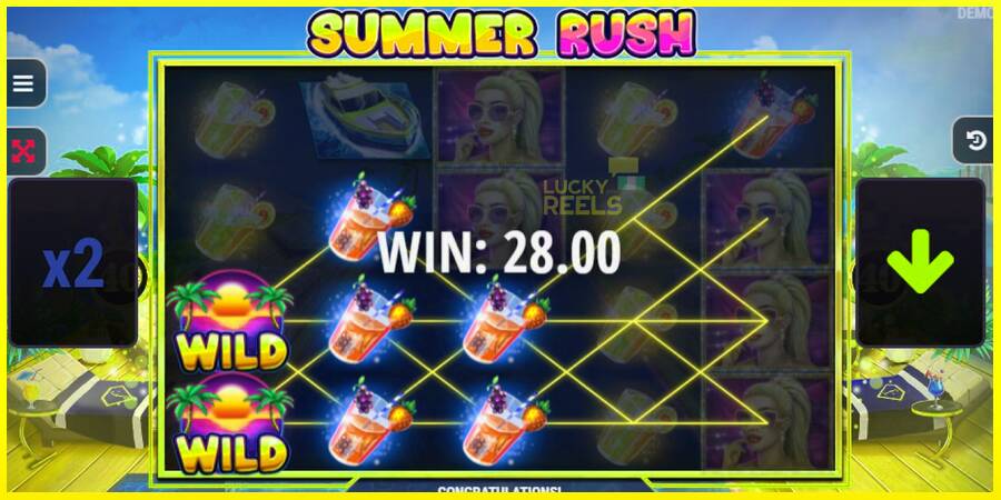 Summer Rush מכונת משחק לכסף, תְמוּנָה 4