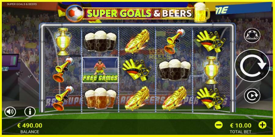 Super Goals & Beers מכונת משחק לכסף, תְמוּנָה 2