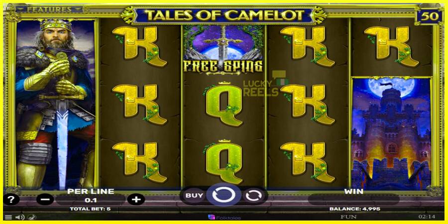 Tales of Camelot מכונת משחק לכסף, תְמוּנָה 2