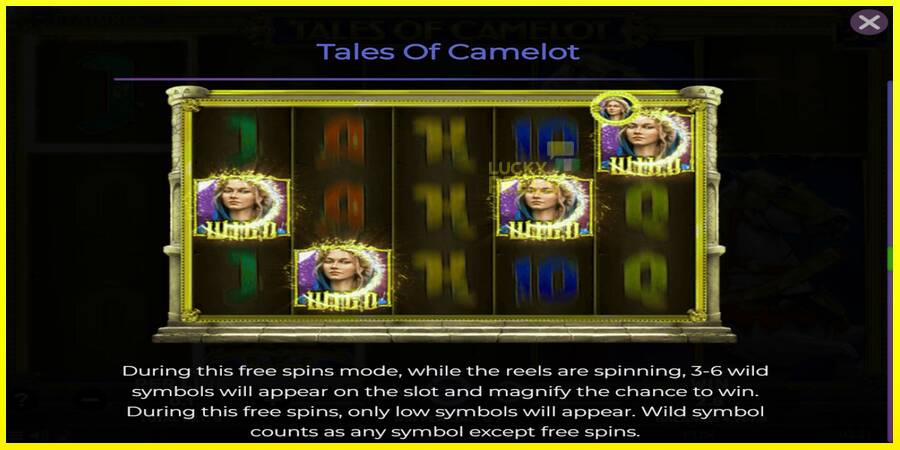 Tales of Camelot מכונת משחק לכסף, תְמוּנָה 6